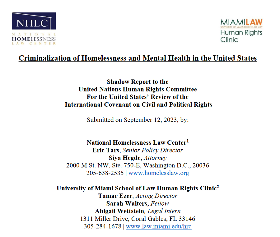 National Homelessness Law Center tweet media