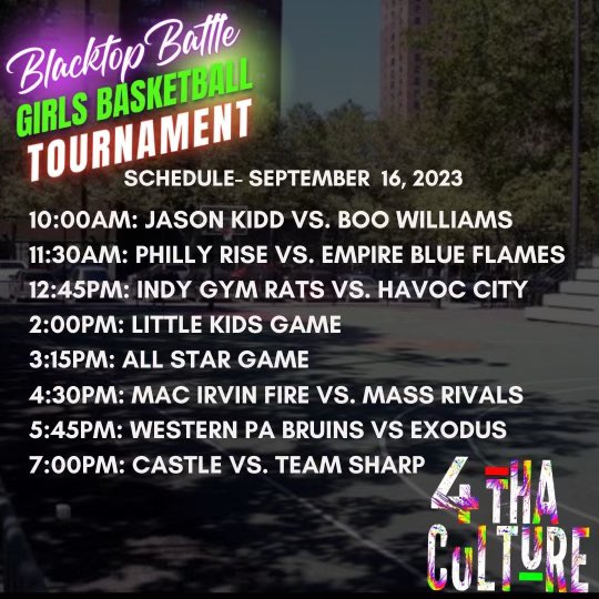 sashadione2024's tweet photo. This Saturday-Rucker Park, NYC!!
We outside!๐
#4ThaCulture #rucker๐ฝ
#nyc๐ #blacktopbattle https://t.co/asRVKQXZ0a