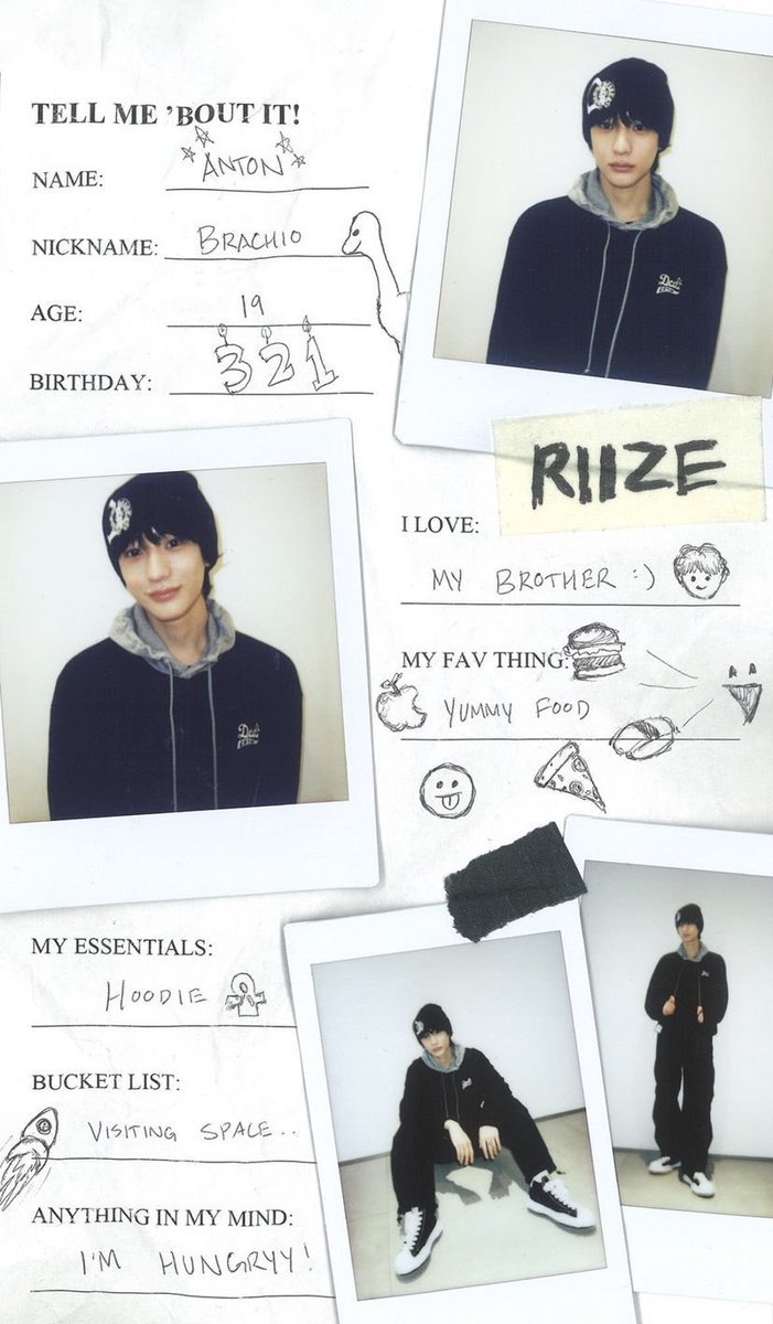 RIIZE_ANTONS's tweet photo. Get to know the youngest brachio 🦕 of RIIZE in 5 secs https://t.co/o9vnS2I4PR