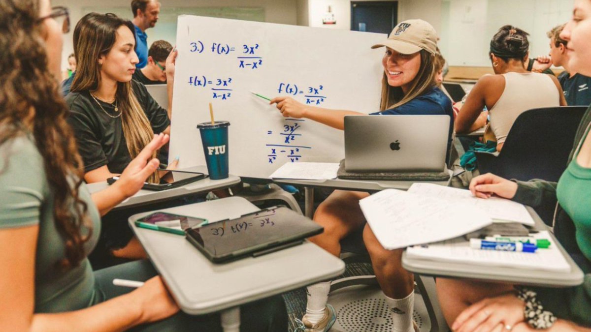Student Success | A New ‘Standard of Care’ for Calculus?

A study from <a href="/FIU/">FIU</a>’s STEM Transformation Institute finds that using a new calculus curriculum rooted in active learning boosts student knowledge—and grades. bit.ly/3EDMFqV