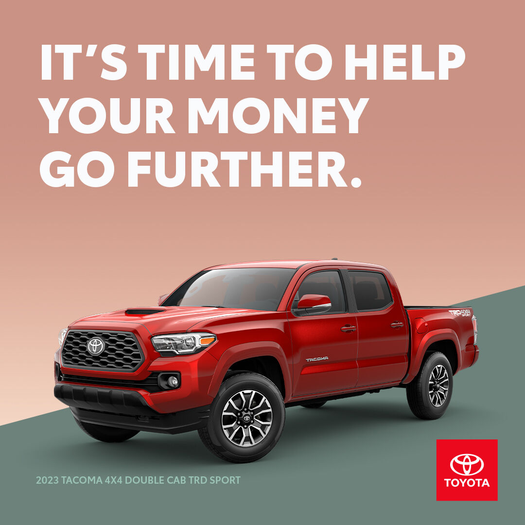RedDeerToyota's tweet photo. Your last chance to get 2023 V6 Tacoma is here! While we wait for the all-new 2024 Tacomas, the final 2023 models are landing. 

Contact Red Deer Toyota today to discuss options. Call 403-343-3736 or stop by in Gasoline Alley West!

#rdtoyota https://t.co/v2ifi3yTCJ
