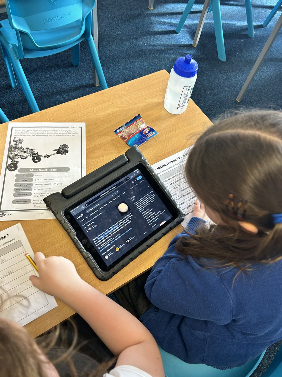 Year 4 enjoyed their first Space Club session, step 1 - preparation.. we researched facts about Mars then packed our mission bag ☄️🪐🚀<a href="/ogdentrust/">Ogden Trust</a> <a href="/OgdenTrustTMBC/">Ogden Tameside Partnership</a>