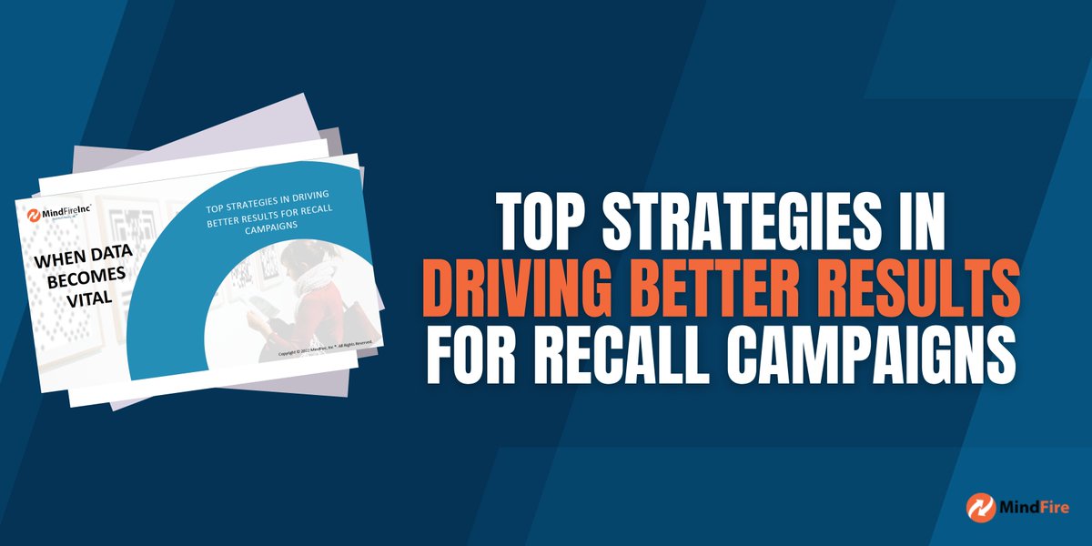 It’s not new that manufacturers have to recall hundreds of millions of products yearly due to safety problems. That’s where you come in… the recall communication experts!

Download it now!

34084.my-dv.com/b17383f650c2cf…

#marketinginsights #cmoinsights #directmail #marketingtrends