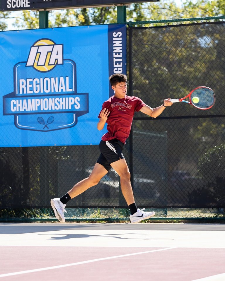 RisingSpearNIL's tweet photo. Embracing the opportunity to stand with and for athletes like Jamie Connel and @FSU_MTennis and the amazing work we get to be a part of in our community. 🎾 🏆 

Help support Jamie, FSU Tennis and other Seminole Student-Athletes by visiting the link in our bio! #InvestToIgnite 🔥 https://t.co/ExgzOQOFK9