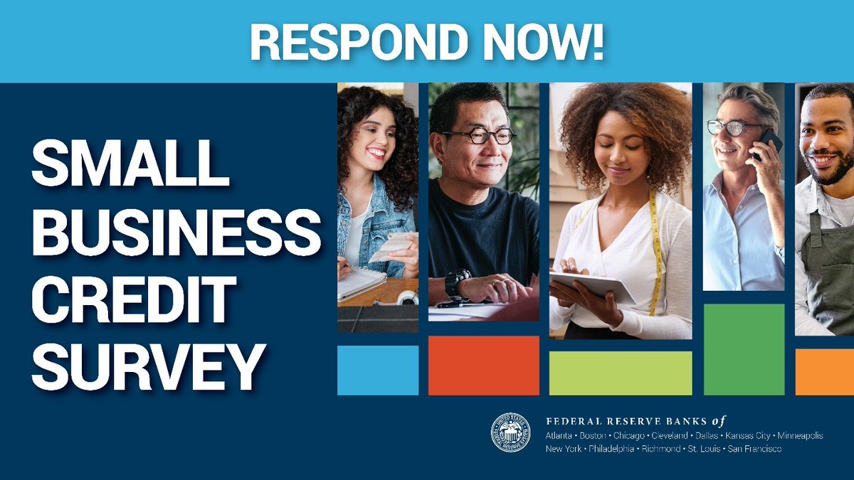The Federal Reserve’s 2023 Small Business Credit Survey is open for responses. By taking the survey, you contribute to data that ultimately benefits your business and other businesses like yours. LINK TO SURVEY: ow.ly/ogbY50PKc6h