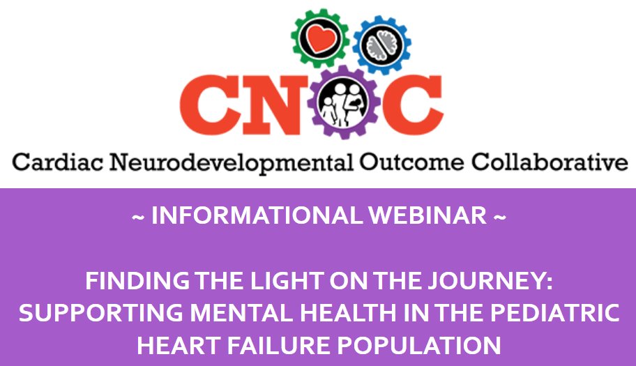 🚨UPCOMING WEBINAR🚨 'Finding the light on the journey: supporting mental health in the pediatric heart failure population' Wed 9/27 at 4:00 pm ET | 3:00 pm CT | 2:00 pm MT | 1:00 pm PT♥️🧠 More info/sign up: conta.cc/3RlBkn2 #mentalhealth #heartfailure @ACTION4HF