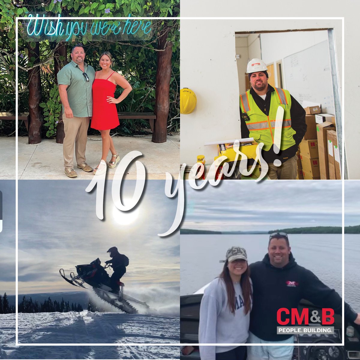 cmbteaminc's tweet image. 🎉 Time flies when you’re having fun! It’s hard to believe it, but today we celebrate the 10-year anniversary of Derek Harmon joining the CM&amp;amp;B team!
 
Cheers to a decade of excellence, Derek! 🥂
 
#PeopleBuilding #Construction #Careers #Hiring #Internship #GeneralContractor