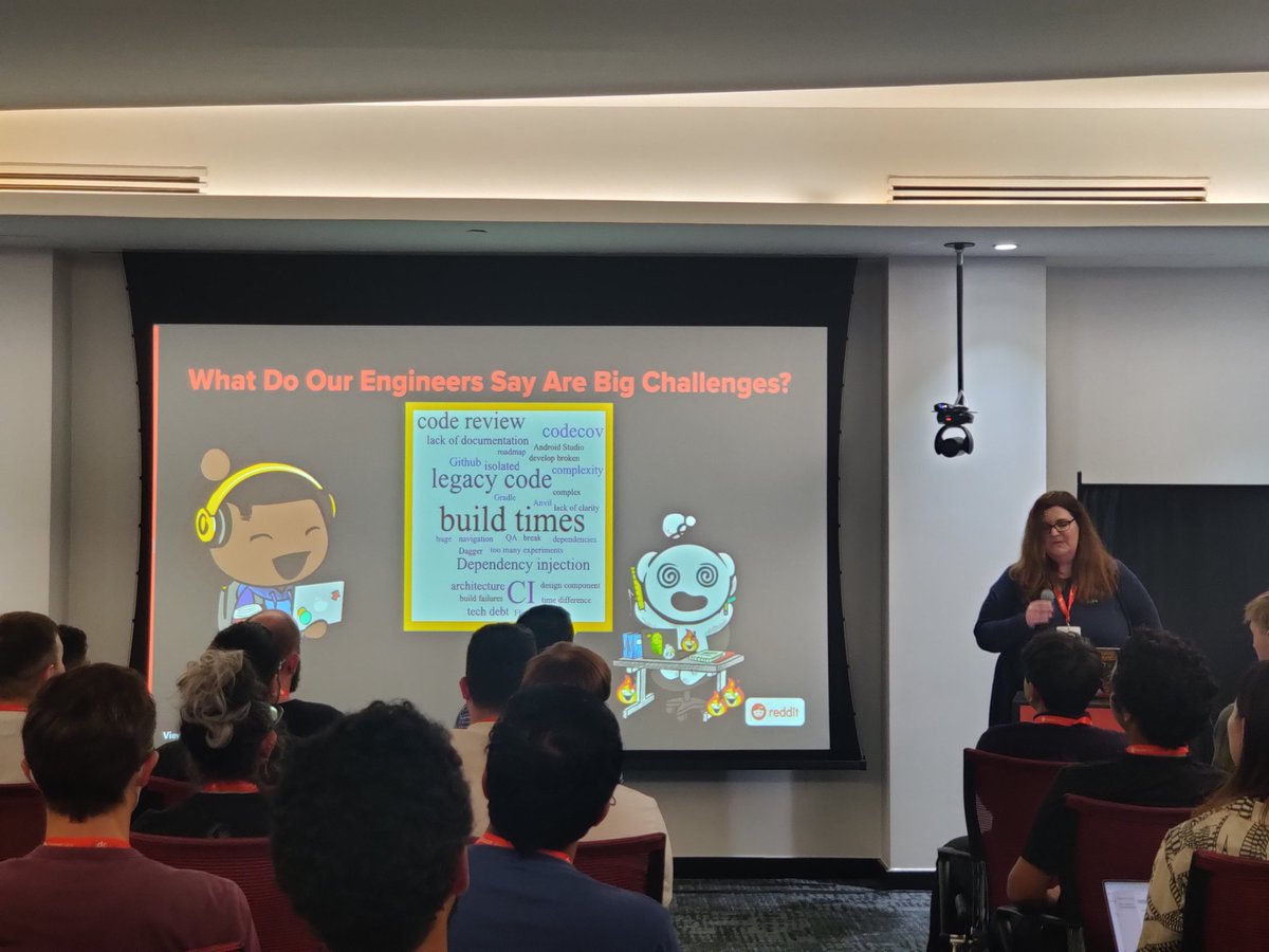 Lauren Darcy and the Reddit team giving so much insight on dev tooling at <a href="/droidconNYC/">droidcon NYC</a>!