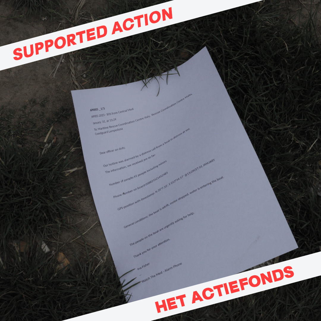UPDATE • Watch the Med

Alarm Phone had contact with as many as four boats in distress each day this year.

If the EU is so concerned about migrant safety, why doesn’t it build a bridge?

Read the full article on the EU-Tunisia deal and Alarm Phone here: tinyurl.com/ybp7f4n7
