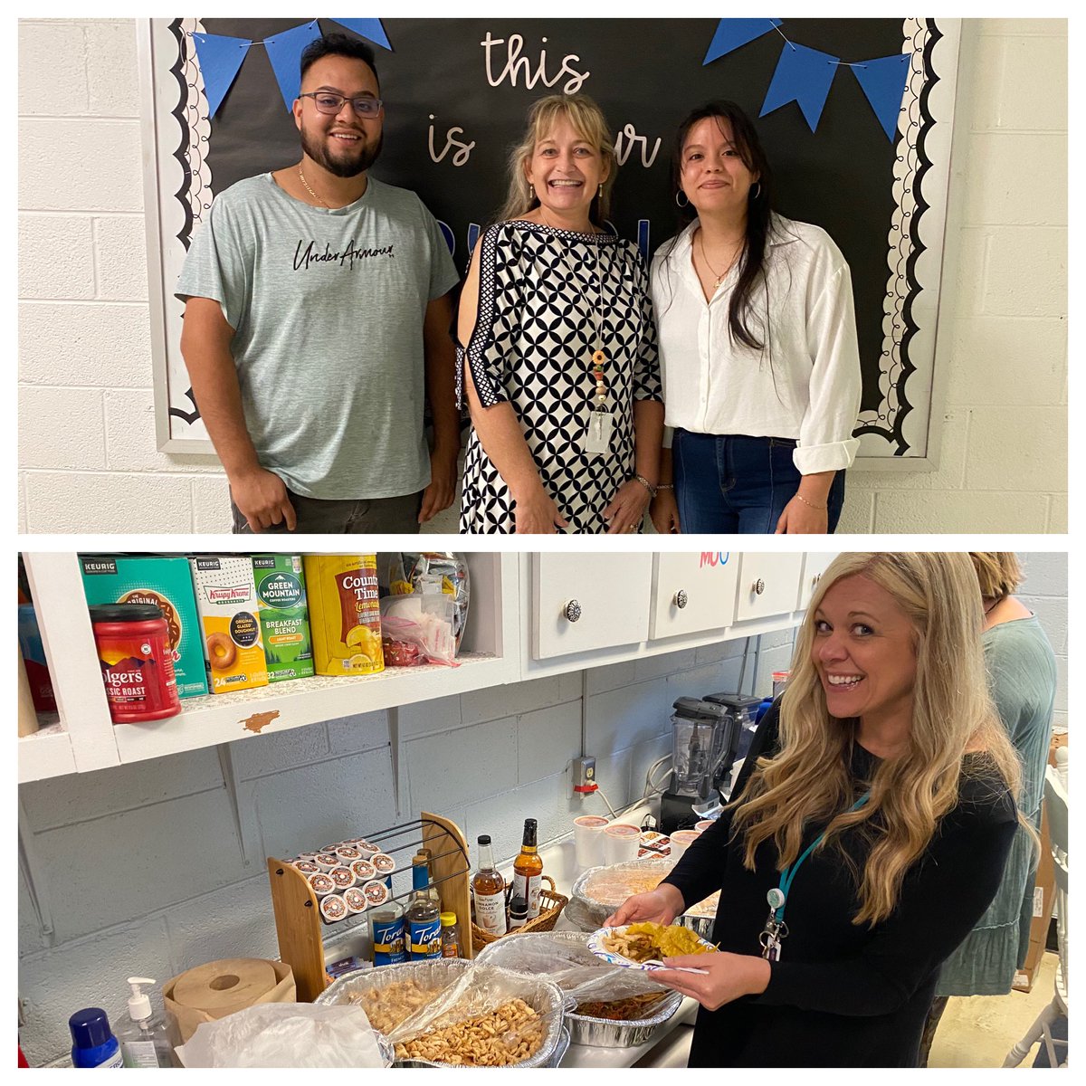 M_Wills2329's tweet photo. DC community partner came through for day 4 of our Five for 5 at DES. Thank you El Monte in WhiteBluff for helping us celebrate our staff! #Fivefor5 #communitycounts #MrsBeverlysbabies
@Desbears @DCS_TN https://t.co/119AlWSDQW