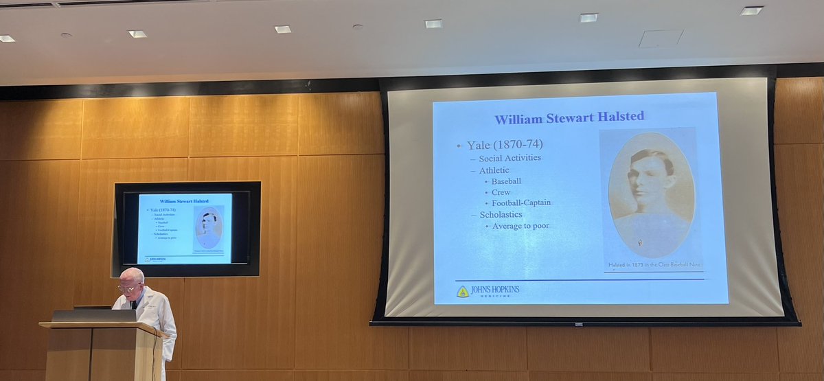 ErbenYoung's tweet photo. Outstanding presentations by @CarlaPughMDPhD and #JohnCameron about the #FutureOfSurgery and #DrHalsted thank you for the nice tour of the hospital as well @AsianAcadSurg @WomenSurgeons @SocietyofBAS https://t.co/W7bnvs3Ame