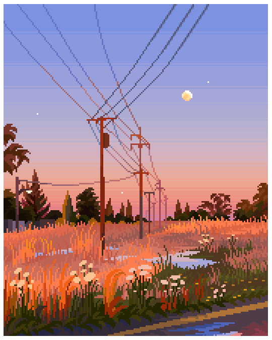 16pxl's tweet image. summers end 🌾✨