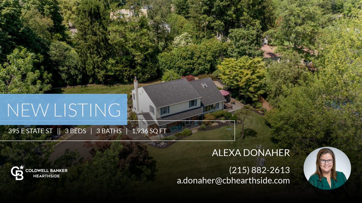 AlexaSellsBucks's tweet photo. If you're looking for a 3 bedroom home in Doylestown, this new listing could be the one! Click for more pictures and information. Show someone who might be interested or call me at (215) 882-2613!

Call me today to start the... https://t.co/UKVmXXcaou https://t.co/Alnoq9RWez