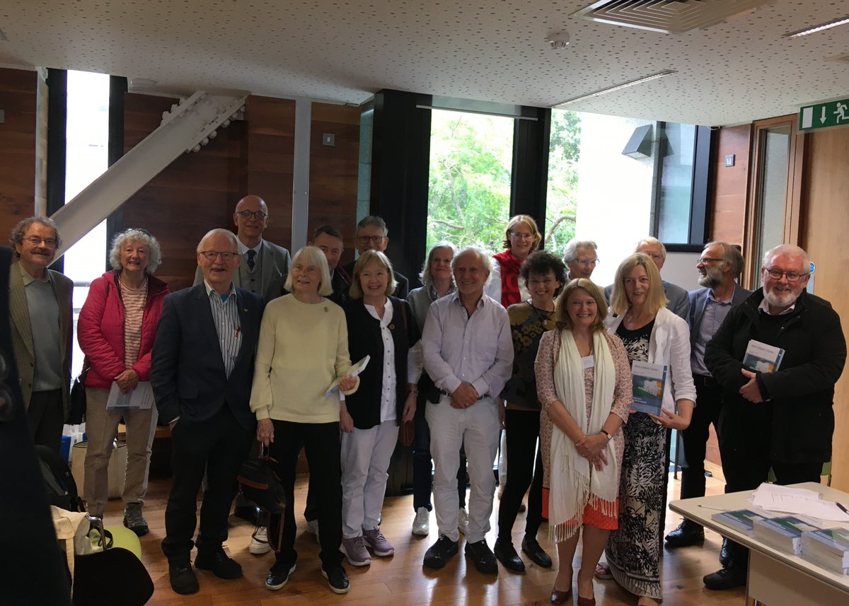 ULCIGS's tweet photo. Two weeks ago we had the pleasure to launch Irish-German Studies vol. 16 "Rückblicke und Reflexionen: A History of German Studies in Ireland, Trier: WVT 2023" @ags_tweets with H.E. Cord Meier-Klodt @GERMANYinIRL Thank you all for a great launch and a very interesting conference! https://t.co/GUbe86eZUU