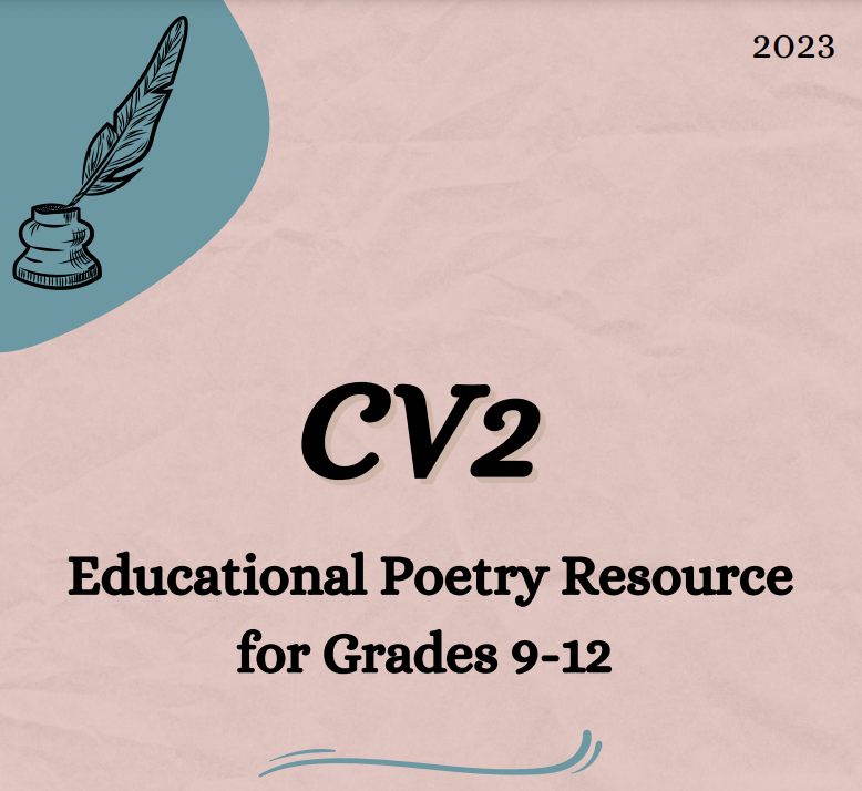 CV2magazine's tweet photo. 🍎🌳✍️ We’re so pleased to share a new, free Educational Poetry Resource for high school students, developed by Tara Costello on behalf of CV2 using poems previously published in the magazine! ✍️🌳🍎 https://t.co/Qi0qHkiSuB