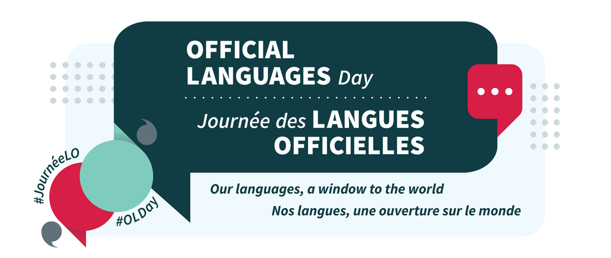 Today is Official Languages Day! The Port of Nanaimo is proud to support Canada’s linguistic diversity. #OLDay

Aujourd'hui, c'est la Journée des langues officielles!  Le port de Nanaimo est fier de soutenir la diversité linguistique du Canada.