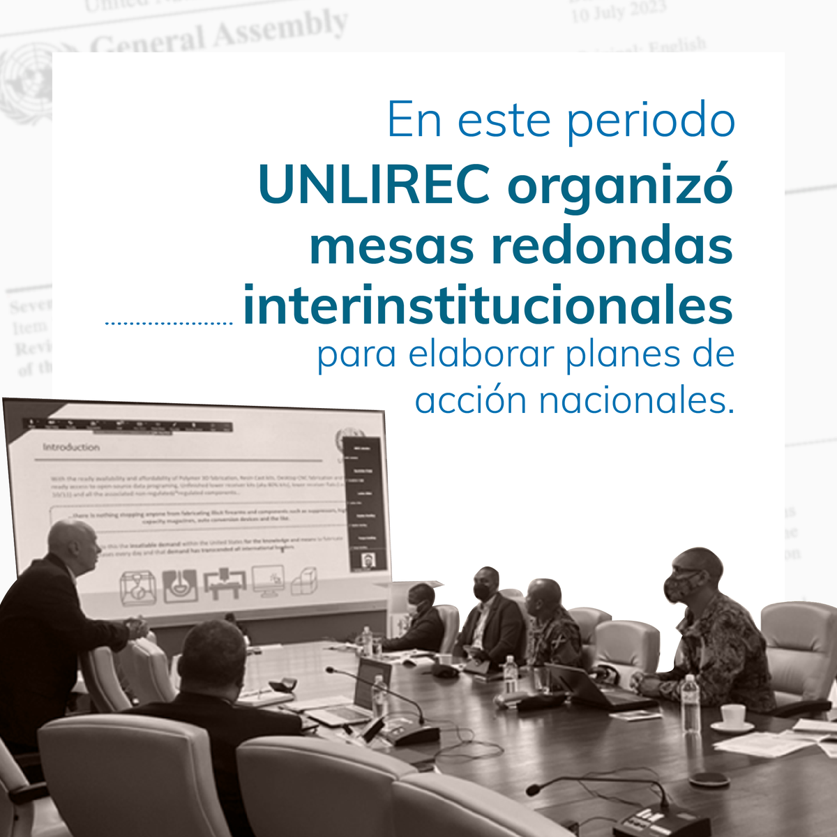 UNLIREC's tweet photo. 🌎La Hoja de Ruta del Caribe sobre armas de fuego es un marco general bajo el cual 16 Estados de la región se comprometen a implementar acciones contra el tráfico de armas de fuego. 🔍 Conoce más en el Informe del Secretario General sobre UNLIREC 👉 https://t.co/q58TO7x8lz https://t.co/uvJVEa16Cq