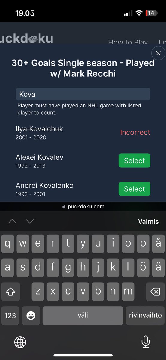 dunnyrat's tweet photo. @UffeBodin @puckdoku @mirtle @TheAthleticNHL Well, that’s odd. For some reason Kovalchuk didn’t work for me🤷‍♂️ https://t.co/TaNuQFd4eJ