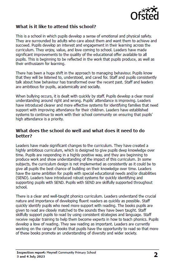 Meynell Primary School tweet media