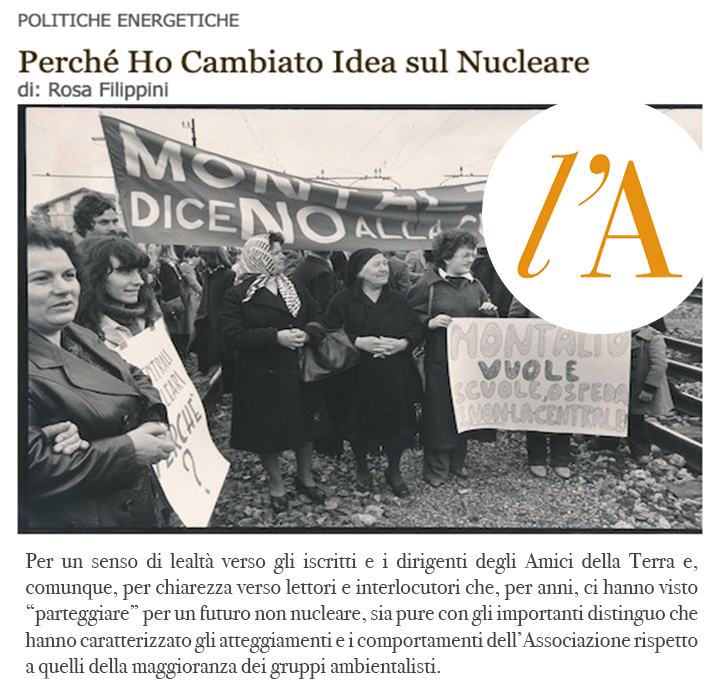 🟠 <a href="/rosa_filippini/">Rosa Filippini</a> ripercorre le ragioni dell'antinuclearismo ai suoi inizi, da noi sempre sostenuto, e spiega perchè, alla luce degli scenari ambientali, economici e geopolitici odierni, ha cambiato posizione.

➡️Su #Astrolabio: tinyurl.com/2p99tmp6

#nucleare #energia