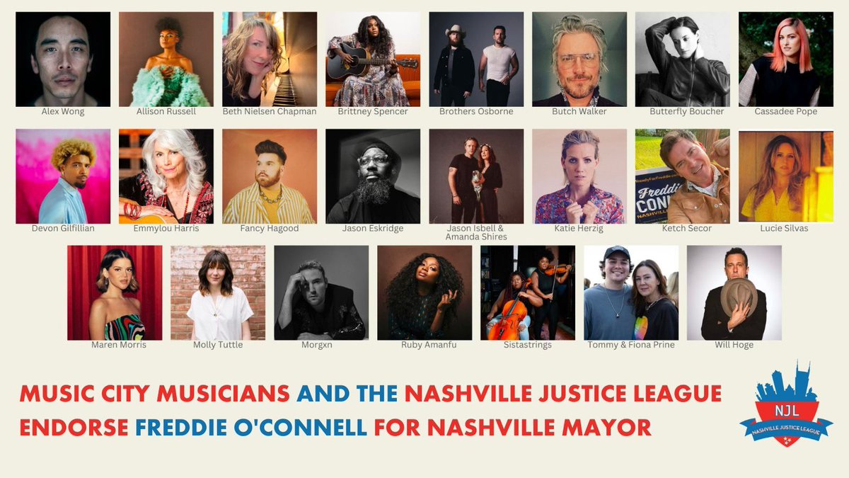 Today is voting day in Nashville! Excited to support <a href="/freddieoconnell/">Freddie O’Connell</a> for our next Mayor! If you haven’t voted yet Nashville  u can find your polling place at Nashville.gov bring photo ID and be amazed how easy and fulfilling that was.🫶🏼