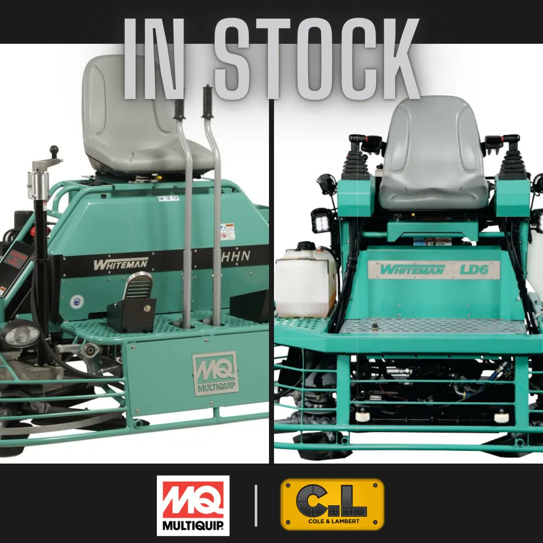 ConcreteTrucks's tweet photo. Two brand-new @mqinc #trowels in stock, ready to ship! The LD6SL and the HHNG5, these are the ultimate top in quality, reliability, and innovation. Shoot us a text or call to order. https://t.co/weUkvgPk2T