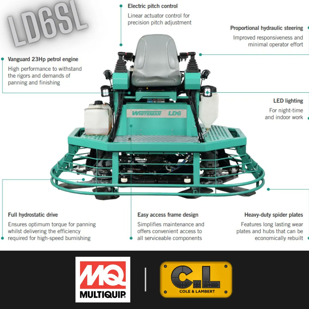 ConcreteTrucks's tweet photo. Two brand-new @mqinc #trowels in stock, ready to ship! The LD6SL and the HHNG5, these are the ultimate top in quality, reliability, and innovation. Shoot us a text or call to order. https://t.co/weUkvgPk2T