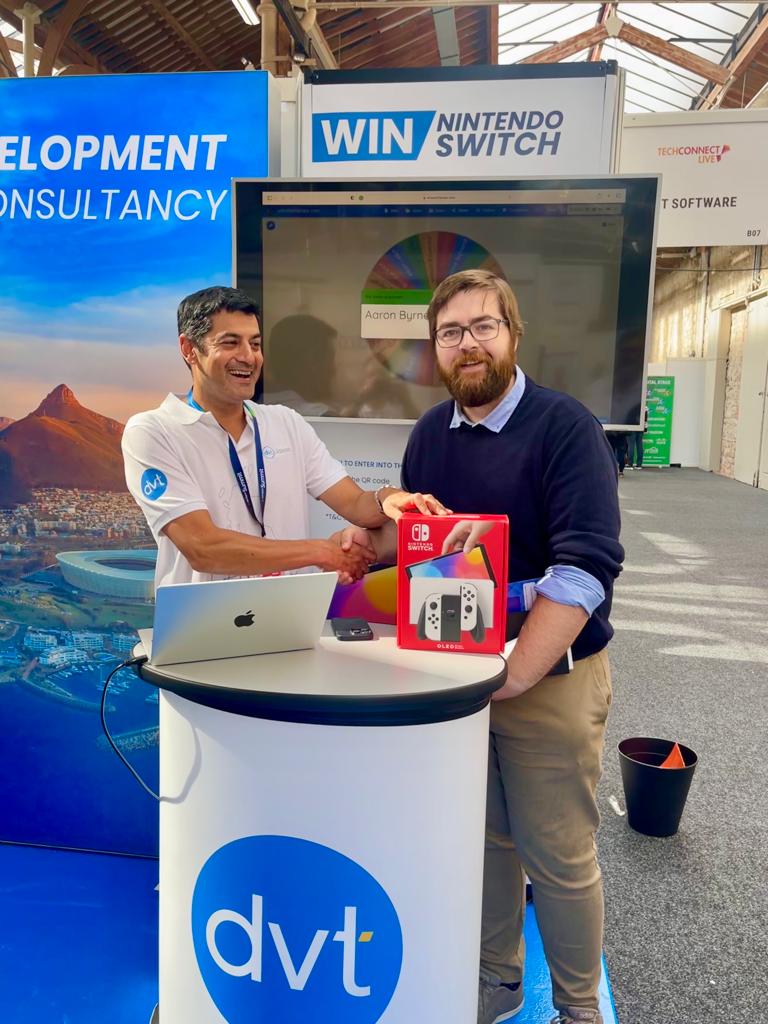 DVT (@dvtsoftware) on Twitter photo ๐ฅณ Congratulations to @byrneac92 for winning the Nintendo Switch at <a href="/techconnectlive/">Tech Connect Live</a> today! Thanks for visiting us and entering the competition! We hope you enjoy your prize! ๐ฎ๐ฅ ๐ฎ๐ช
#techconnectlive #TechConnectIRE #winner #techevent ๐ฅณ Congratulations to @byrneac92 for winning the Nintendo Switch at <a href="/techconnectlive/">Tech Connect Live</a> today! Thanks for visiting us and entering the competition! We hope you enjoy your prize! ๐ฎ๐ฅ ๐ฎ๐ช
#techconnectlive #TechConnectIRE #winner #techevent