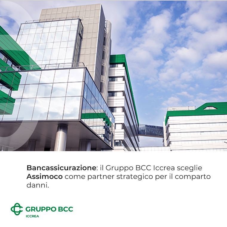 Gruppo BCC #Iccrea sceglie  <a href="/gruppoassimoco/">Assimoco</a> come partner per il comparto danni.
Al via l’iter autorizzativo presso le Autorità competenti che porterà Assimoco a detenere una partecipazione del 51% in BCC Assicurazioni.
Leggi qui: bit.ly/48hIKxo
#BCC #assicurazioni