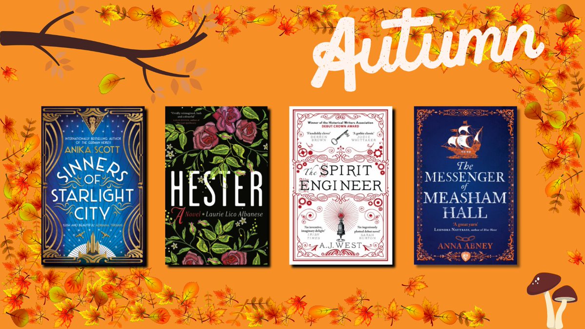 If you are a #HistoricalFiction fan and are looking for something to read this #Autumn , worry not, here are a selection of Duckworth books to get you through this cosy, spooky season.