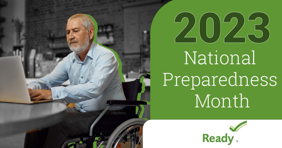 Older adults and those with #disabilities may need extra help during and after an emergency. 

🔑 Here are some key preparedness tips from @Readygov to help them stay safe: ready.gov/disability

#KSPrepared #NPM2023 #PreparingwithDisabilities #WePrepare #Preparedness