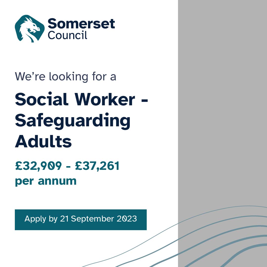 Som_Careers's tweet photo. Here in Adult Safeguarding, our team is our biggest resource. We have a strong learning culture that supports practitioner growth and development. We’re looking for a social worker who shares our values to join the team!

Interested? Then click here 👉https://t.co/VCXf1xZN6b https://t.co/ydgA3Kzj3W