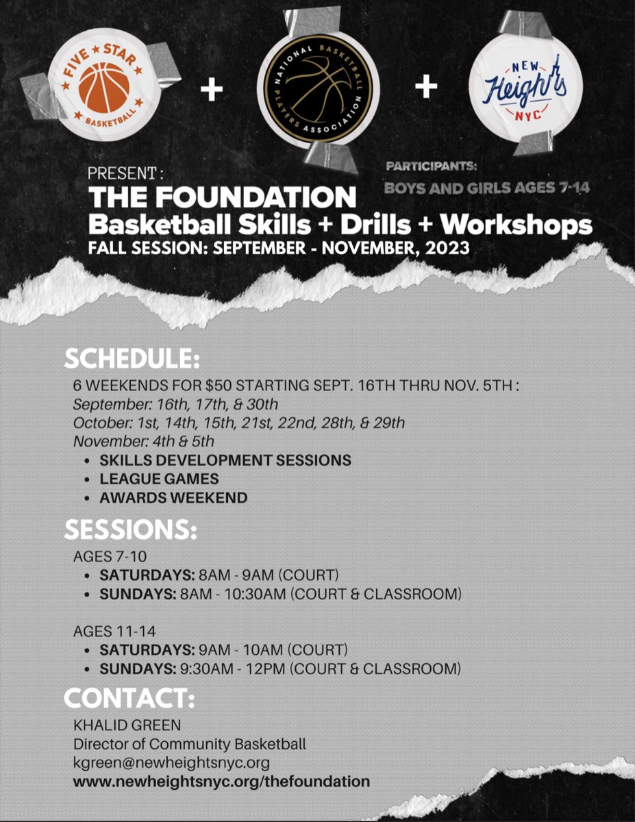 The Foundation is back! Link in bio to register!