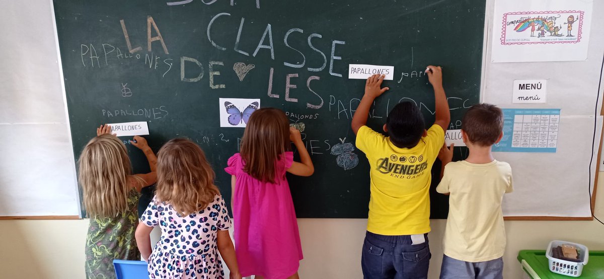 Escolapies_Mas9's tweet photo. A I5A ja hem triat el nostre nom. Som la classe de les PAPALLONES! https://t.co/tRiSUVJhQT