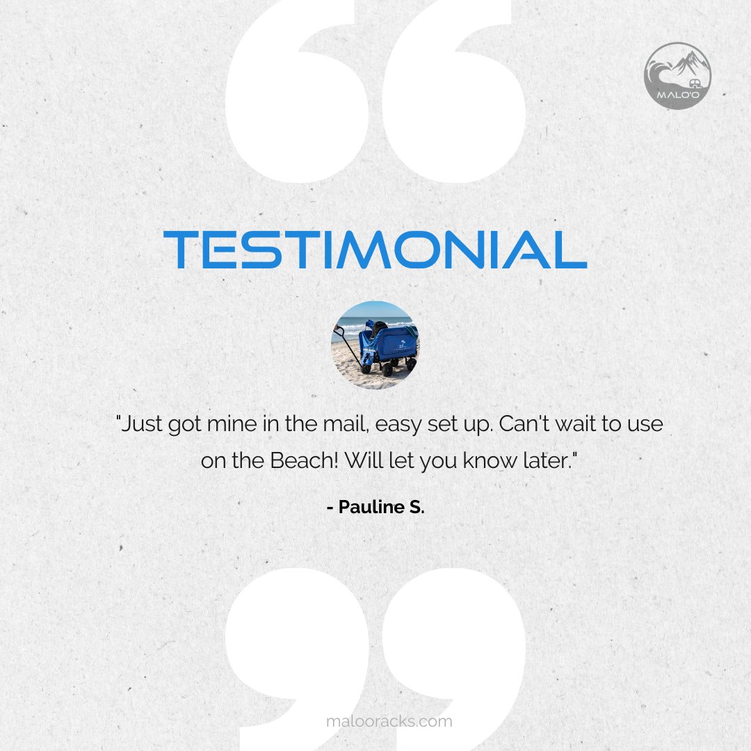 malooracks's tweet image. We love hearing from our customers 🙌 Thank you, Pauline 💗
#Maloo #adventure #outdooradventures #outdoorseating #surfcamp #camping #msurffishing #waterproofbackpack #backpackcooler #carseatcovers #nonslip #surfparka #showerbag #changingponcho #fishinggear#surfboard