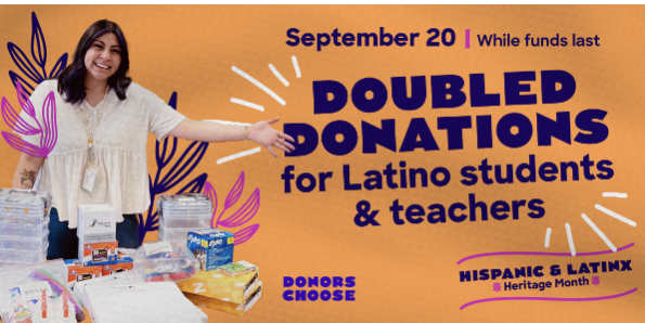 ProfeGuidoGonza's tweet photo. Support room 606 with binder organizing tools! Learning organizing skills in middle school that will be used throughout life. September 20th donations will be doubled for Latinx Classrooms
#GoLobos #OrganizingLife #MultilingualLearners 
https://t.co/L6CekoyOxl https://t.co/NZlUQrF6bl
