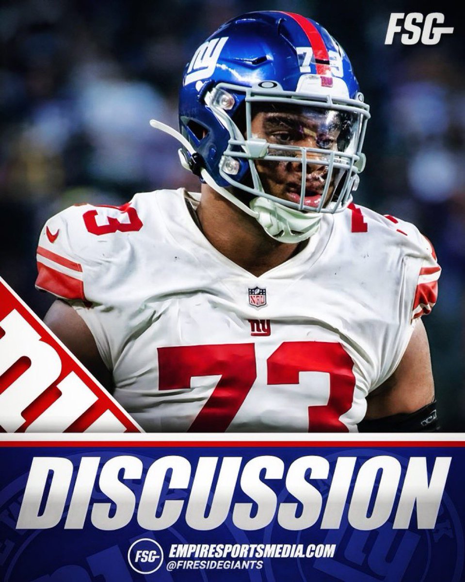 DISCUSSION‼️Should the Giants move Evan Neal to right guard?