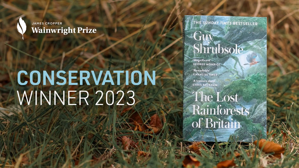 WmCollinsBooks's tweet photo. PRIZE NEWS! Huge congratulations to @guyshrubsole who has won the James Cropper Wainwright Prize for Writing on #Conservation with his brilliant #TheLostRainforestsOfBritain – we are so proud!
#JamesCropperWainwrightPrize https://t.co/y9x5PRPFDF