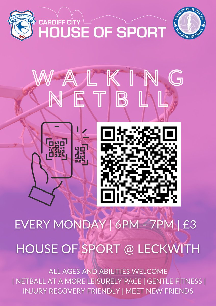 Cardiff Blue Belles Walking Netball tweet media