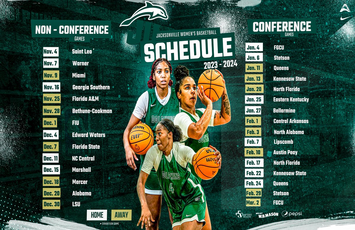 New Era. New Wave 🌊

See when and where the Dolphins will play ahead of the season here!🐬

📰 : JUDolphins.com/wbbschedule