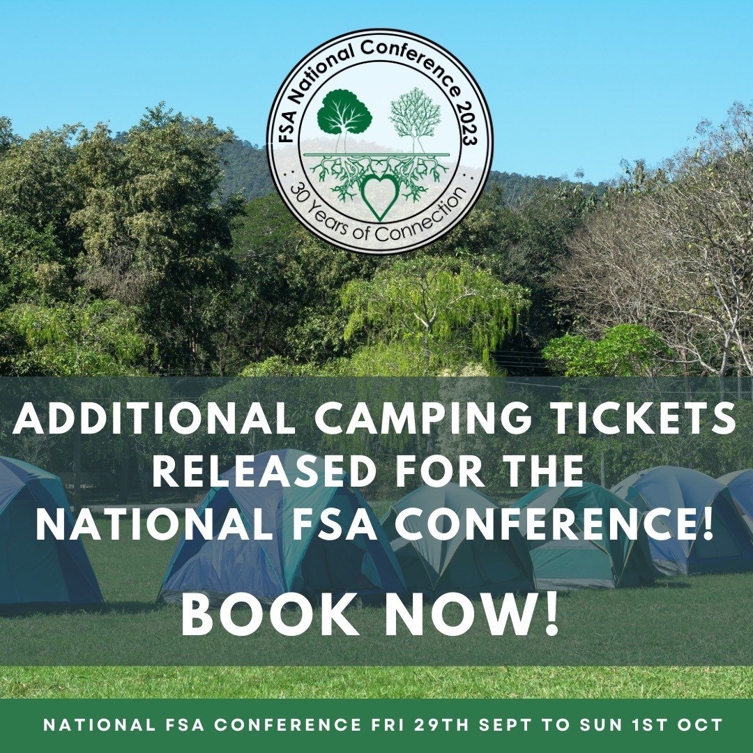 FSA National Conference News - Camping with Catering Tickets Increased

30 more Camping with Catering tickets have been released today
eequ.org/experience/3568

U can also upgrade a self-catered ticket catered one, using the following link
eequ.org/experience/4856