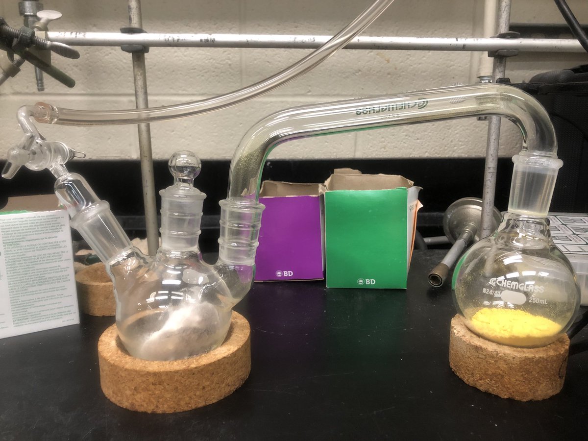 When you don’t have a vacuum desiccator you can always get creative 🤪 #realtimechem