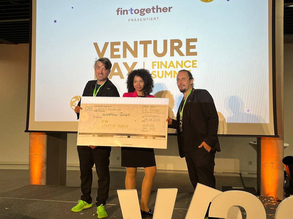 asvin_iot's tweet photo. #FinanceSummitBWΒ #vd2023Β π π π Just awesome!!!Β #asvin GmbHΒ won the BW Startup Award π π₯Β Thank you so much! We are so happy! πΒ π π π π π π πΒ
#bwaward #startup #cybersecurity #award
@WM_BW
@mirko_ross
@robvank
@boersestuttgart https://t.co/918VkJvptr
