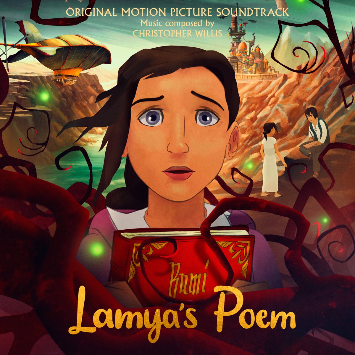 jimatmfiles's tweet photo. Lamya's Poem - an animated movie about a 12-year-old girl forced to flee Syria, finding solace in a book of poetry. The music score (on @MvkaMusic) by @mrchriswillis is a perfect mix of sound design, small chamber groups, full orchestra and Persian ney. https://t.co/L2X069HpZk https://t.co/YLbM6suvpQ