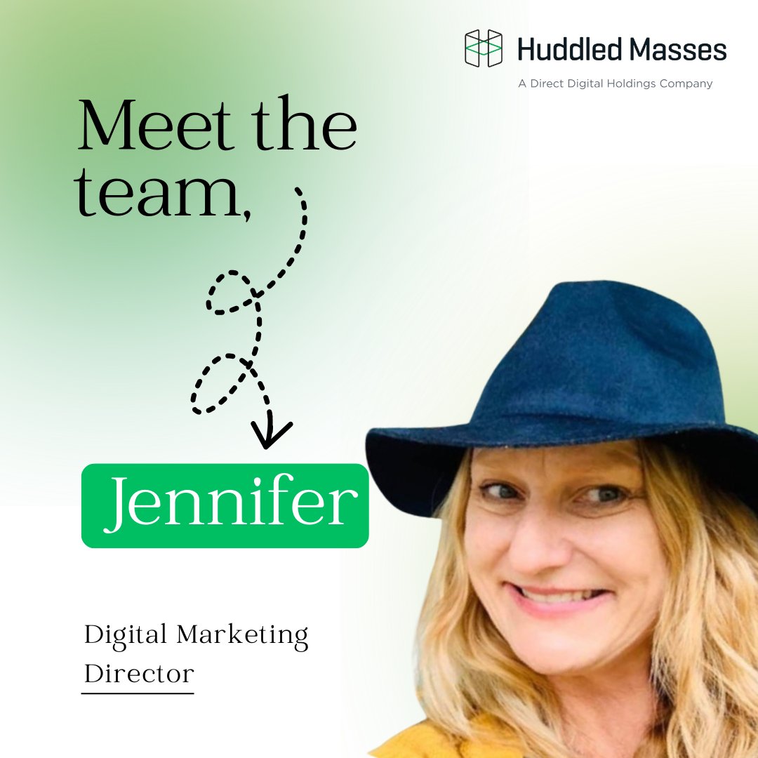 huddledmassesm's tweet photo. A team is only as strong as it's members. We'd like to shout-out Jennifer Thrasher, our Director of #DigitalMarketing. While she's not developing strategies &amp; executing campaigns she enjoys hiking with her two Australian Shepherds.

#Teamwork #MarketingExecutives https://t.co/3idWjVbFfr
