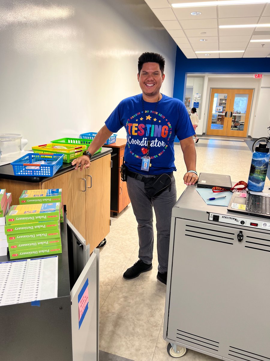KinderSide's tweet photo. School test coordinator appreciation post ✨ Thank you @mcisneros23 for all you do before during and after testing- We couldn’t do it without you! https://t.co/6cwbhMgaFd