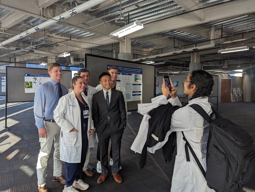 So excited for our <a href="/dukeemergency/">Duke Emergency Medicine</a> #research showcase!