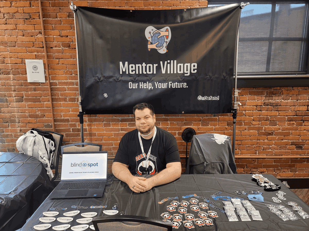 Meet Joe Brinkley, aka the @TheBlindHacker, and @OnDefend's director of offensive security. Joe spent the weekend at @HackRedCon motivating others to explore careers in #cybersecurity. Thank you, Joe, for your continued guidance; we're fortunate to have you on our team! 🙌