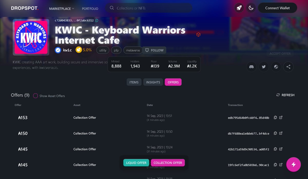 dropspot.io tweet media