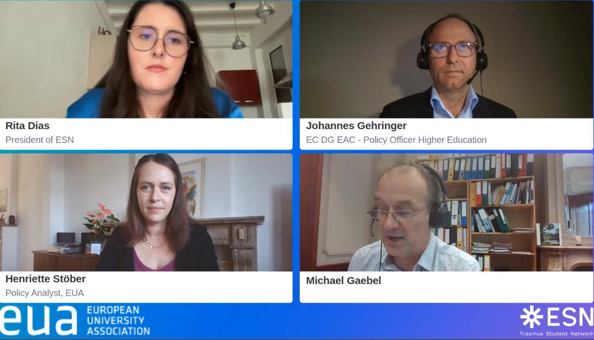 CoimbraGroup's tweet photo. #Erasmus+ mid-term review: university and student perspectives on student mobility ➡️ Interesting results from @euatweets &amp; @ESN_Int surveys on the topic https://t.co/CUwzwvESTu